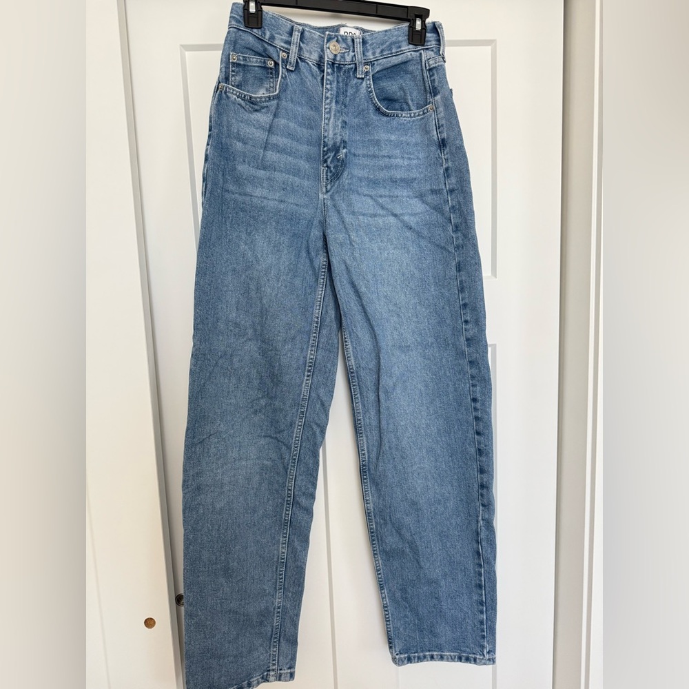 BDG High Rise Wide Leg Jeans - Light Blue Wash